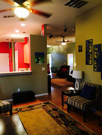 living room/dining room